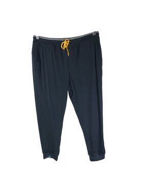 Chubbies The Obsidians Movementum Joggers Black Drawstring Pockets XL